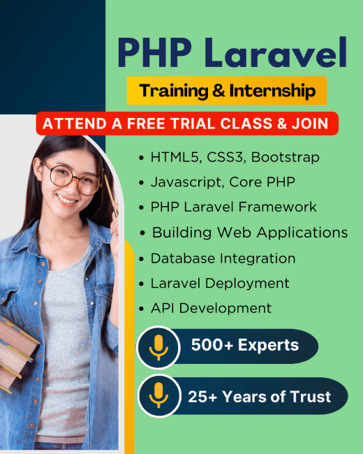 Php Laravel Training in Mumbai