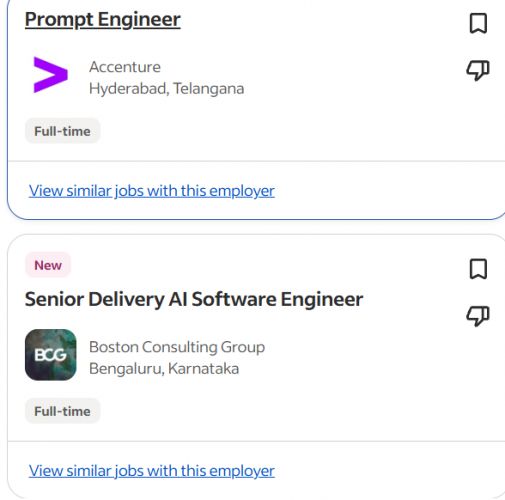 AI for Software Developers & AI Testing Automation internship jobs in Mumbai